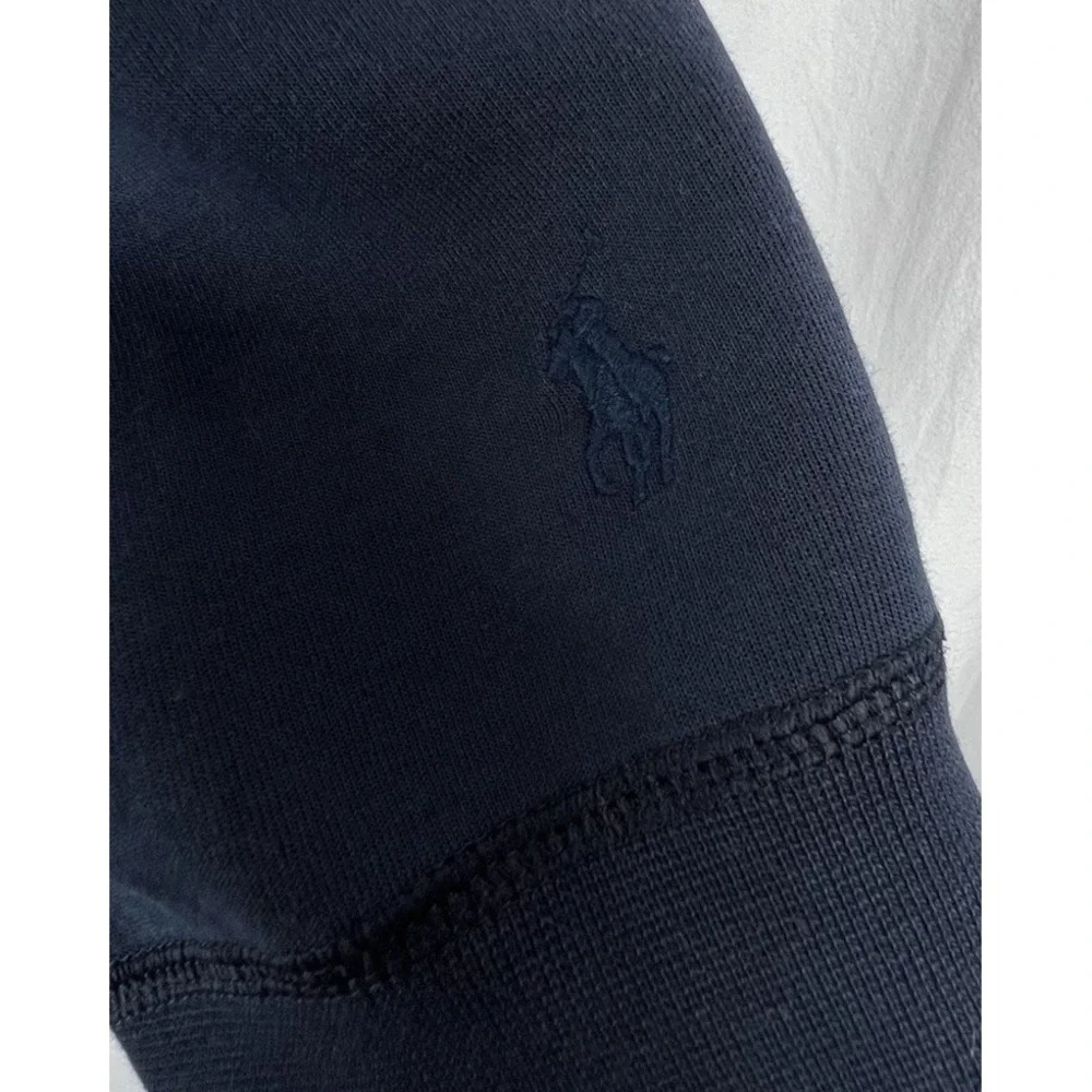 POLO RALPH LAUREN Aviator Navy Double-Knit Embossed Sweatshirt Mens XXL Crewneck